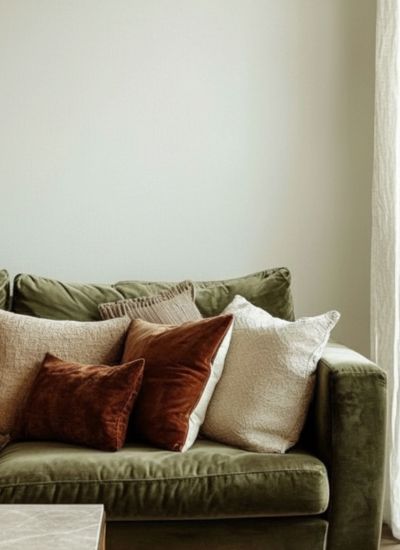 Before: blank room with plain walls