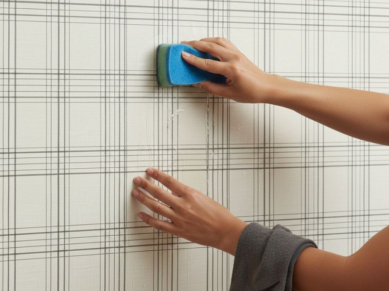 Wallpaper paste removal guide