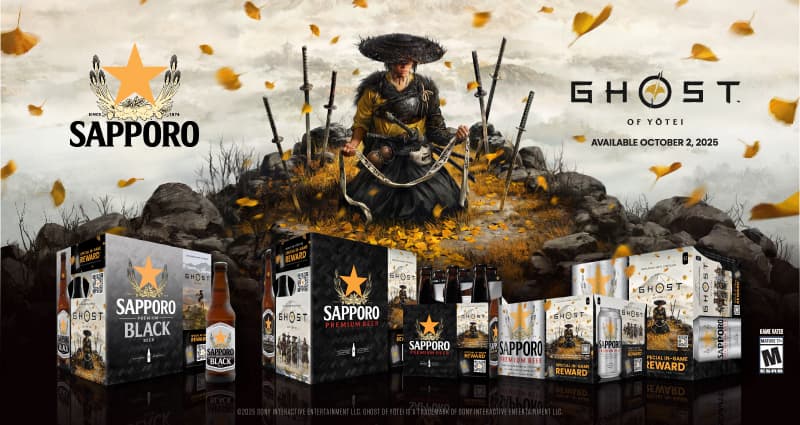 Ghost of Yotei Sapporo Packaging with Key Art