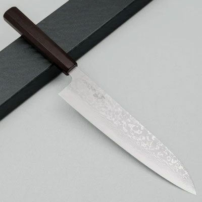 Makoto Kurosaki VG7 Damascus Ebony Gyuto 21 cm