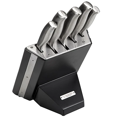 Sabatier Riyouri Knife Block Black Wood 5 Piece