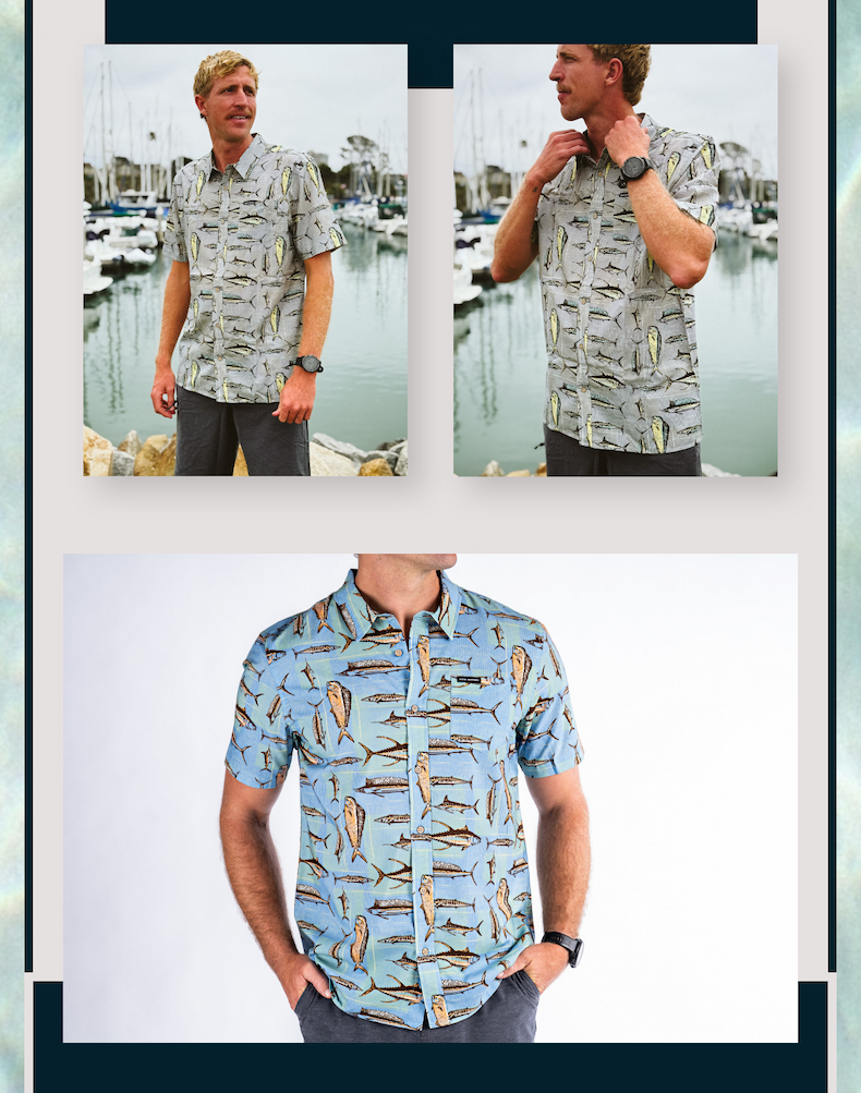 Lifestyle images of Aloha Shirts