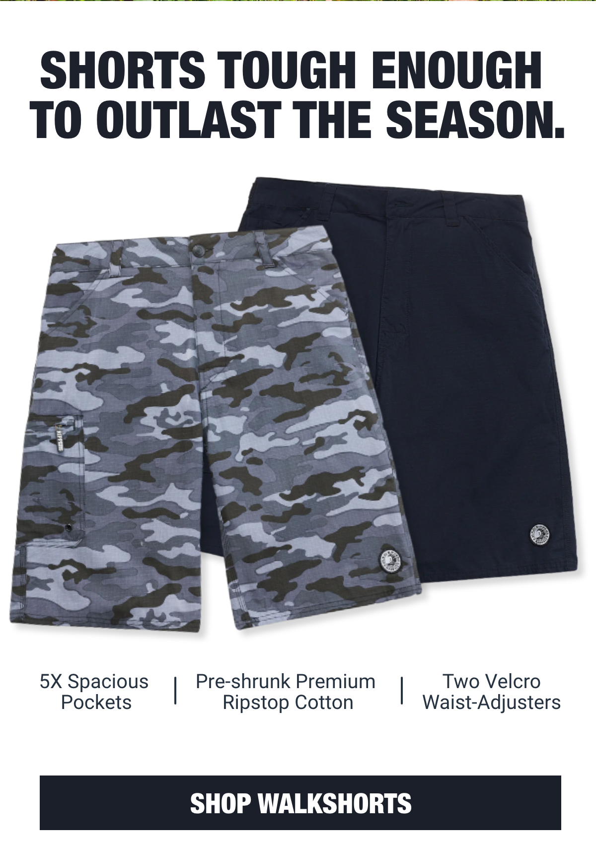 Spacious Pockets - Pre Shrunk Premium Ripstop Cotton - Shop Now