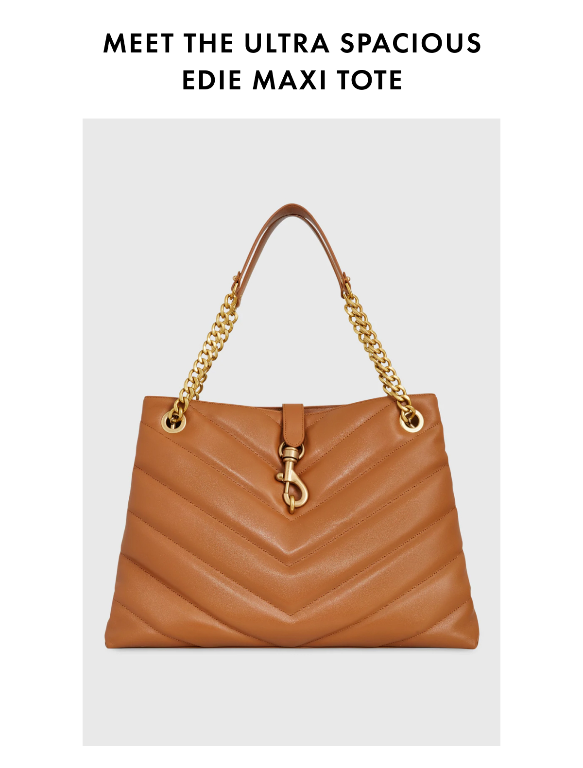 MEET THE ULTRA SPACIOUS EDIE MAXI TOTE