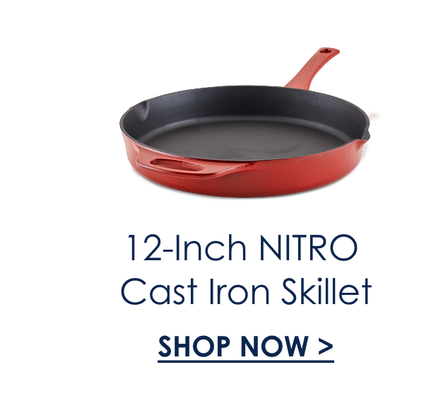 12-Inch NITRO Cast Iron Skillet [Shop Now]