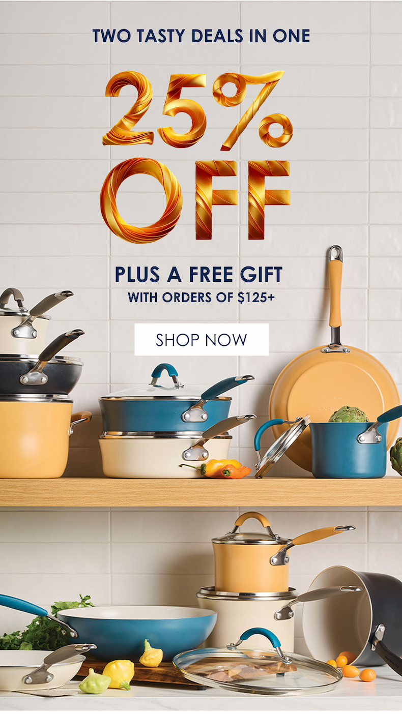 Two Tasty Deals In One 25% Off + FREE GIFT On order $125+. Shop Now