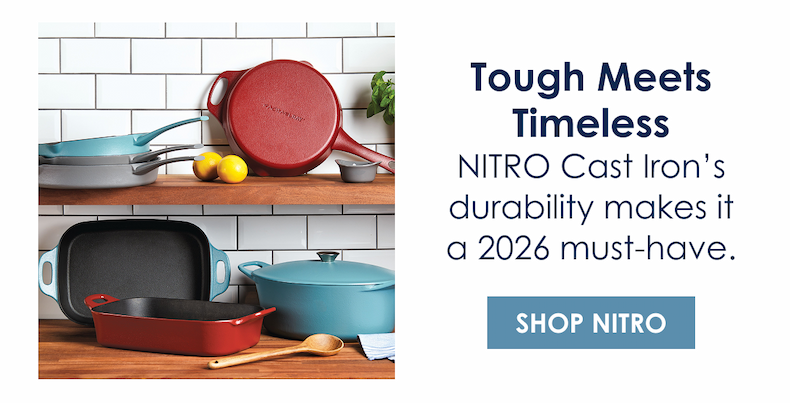 Tough Meets Timeless! NITRO Cast Iron’s durability makes it a 2026 must-have. [Shop Nitro Cast Iron]