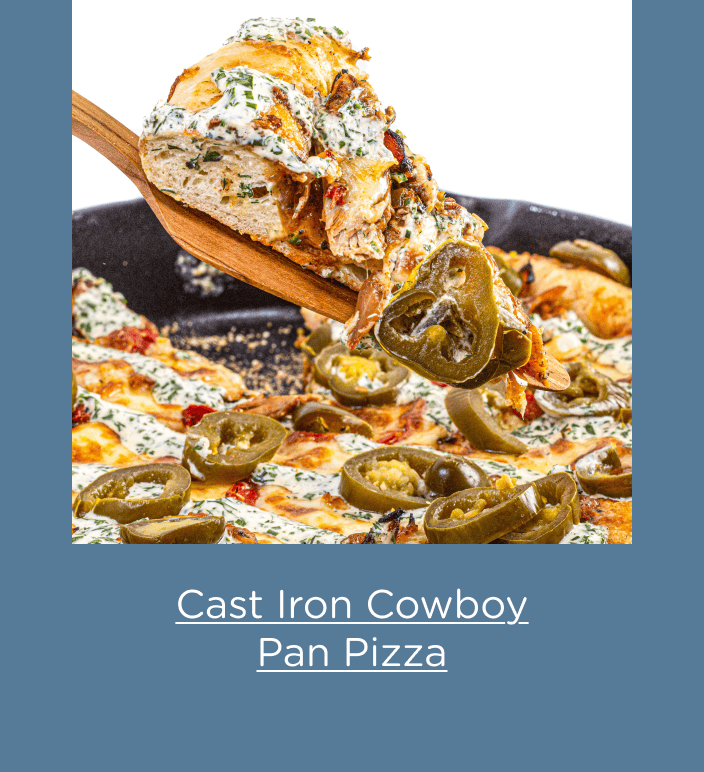 Cast Iron Cowboy Pan Pizza