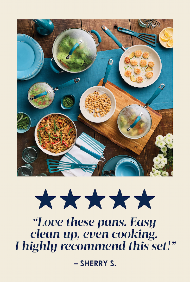 “Love these pans easy clean up even cooking. I highly recommend this set!”  - Sherry S.  
