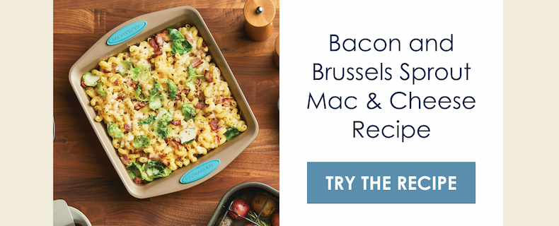 Bacon and Brussels Sprout Mac and Cheese Recipe  [Try The Recipe]