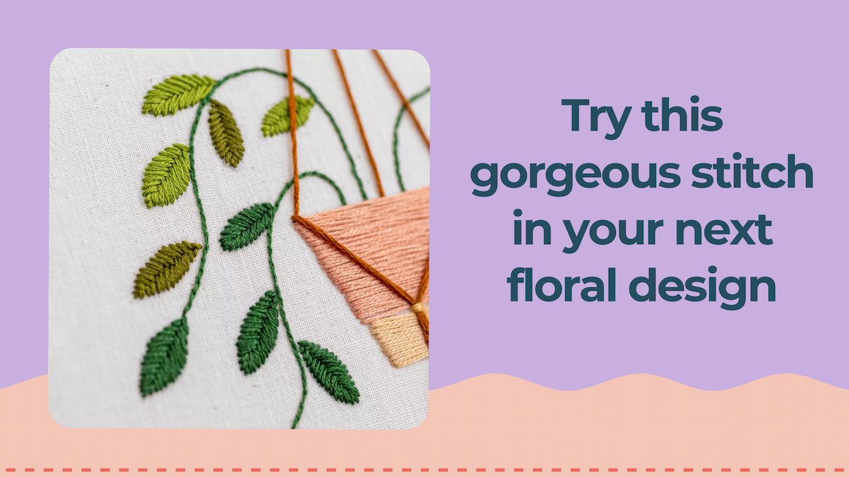 Try this gorgeous stitch in your next floral design