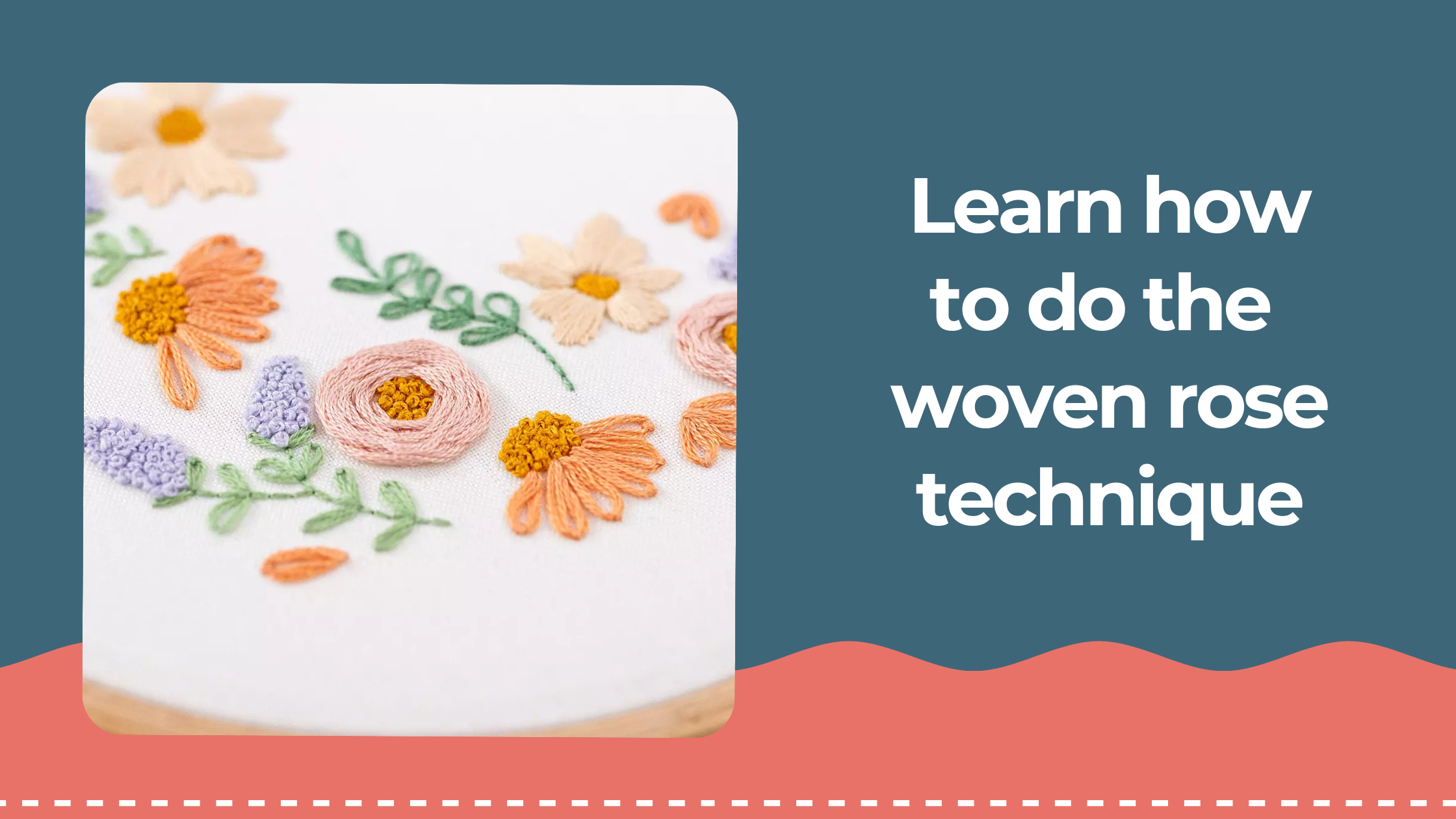 Learn how to do the woven rose technique