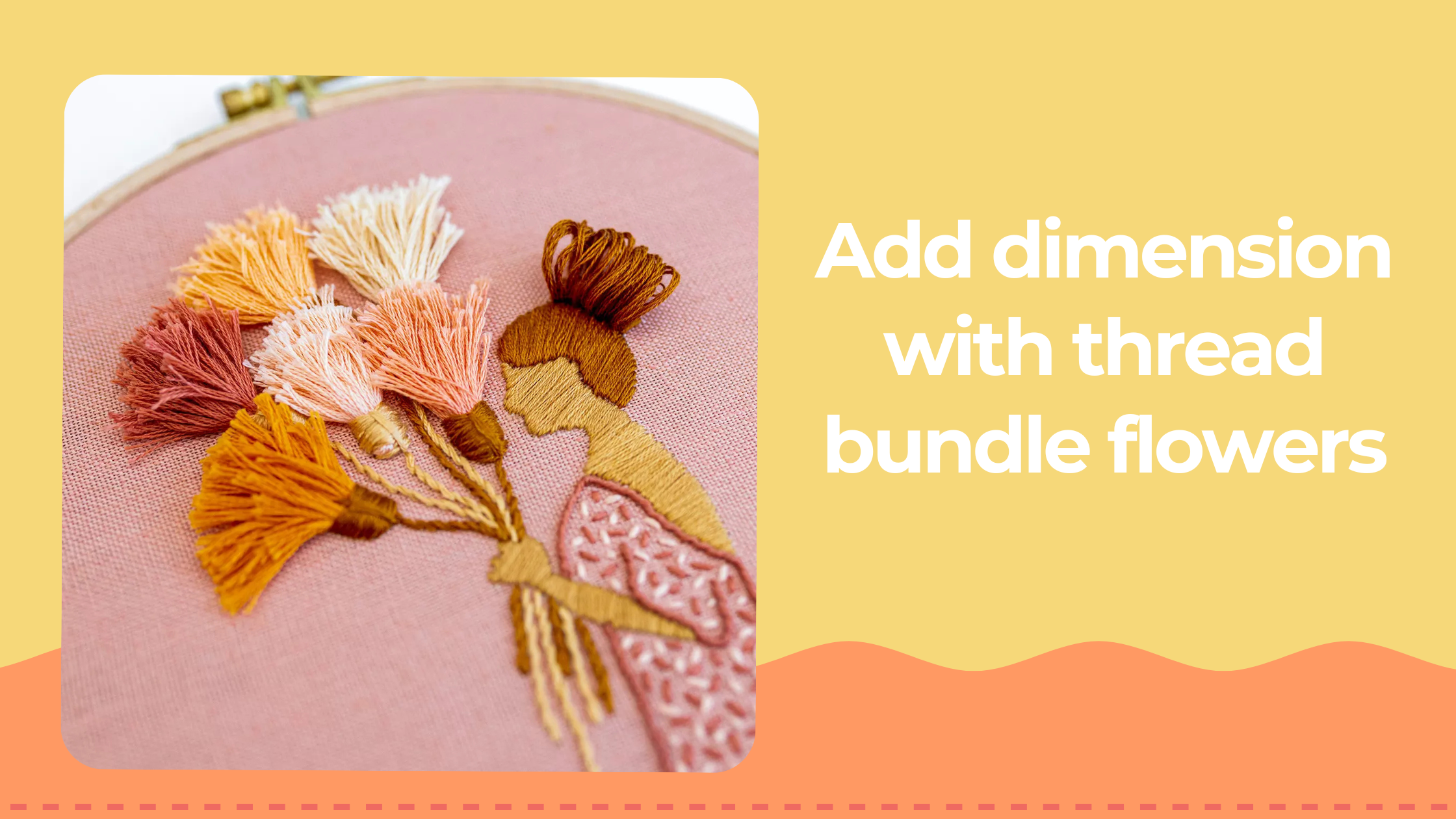 Learn thread bundle flowers