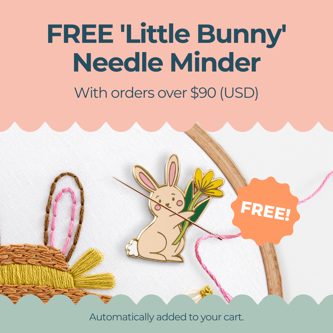 Free little bunny needle minder