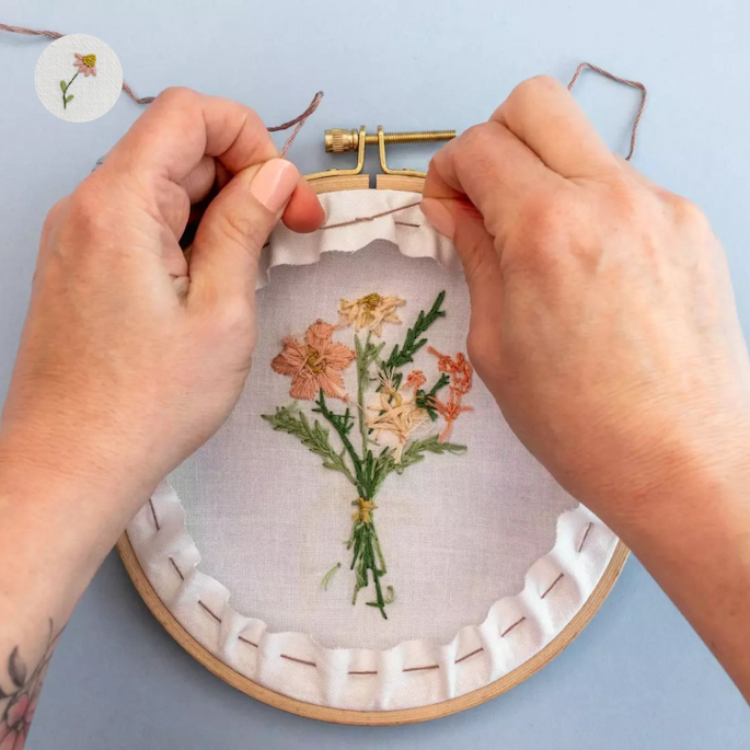 Finishing your hoop