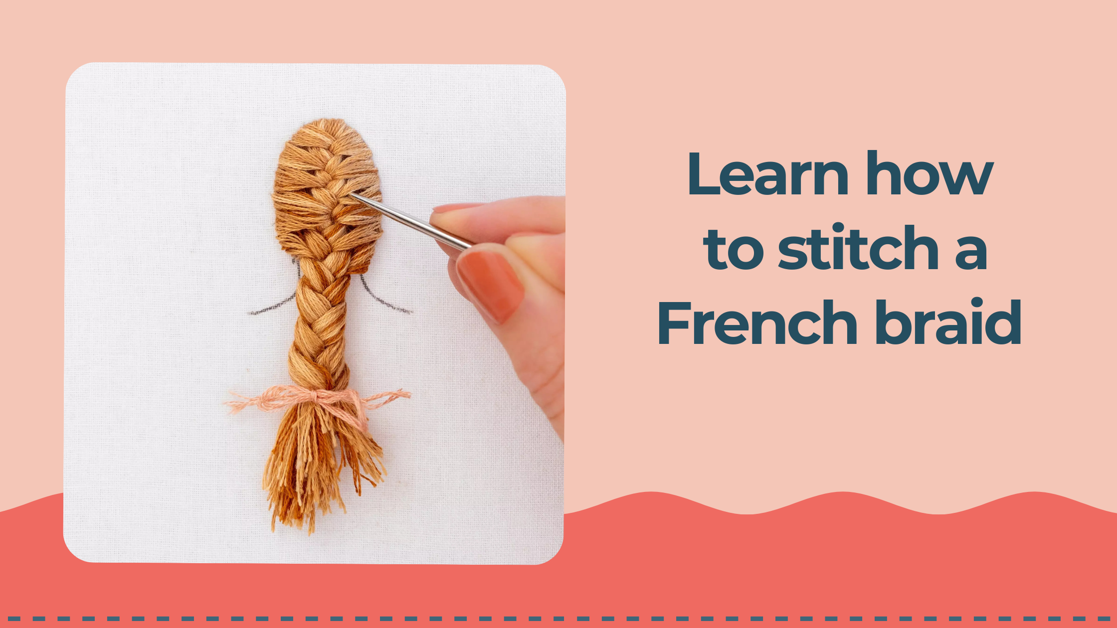 Learn how to stitch a french braid