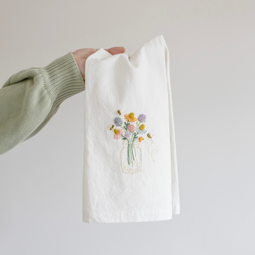 Bee happy kitchen towel kit