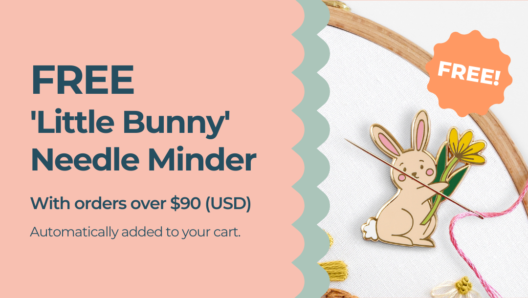 Free needle minder