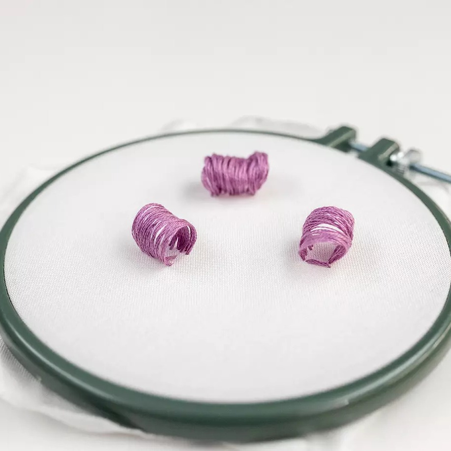 Satin Stitch tunnel technique