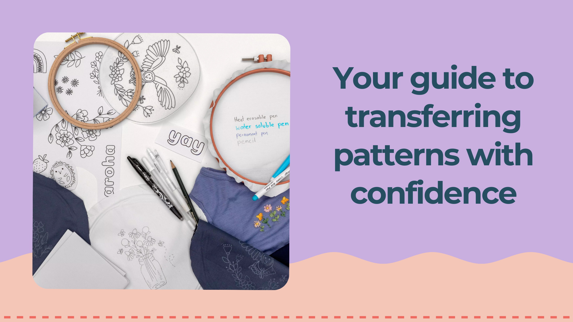 Discover all the ways to transfer your patterns