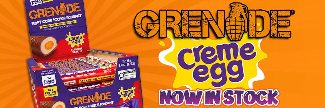 Grenade Easter Creme Egg Protein Bars Now in Stock