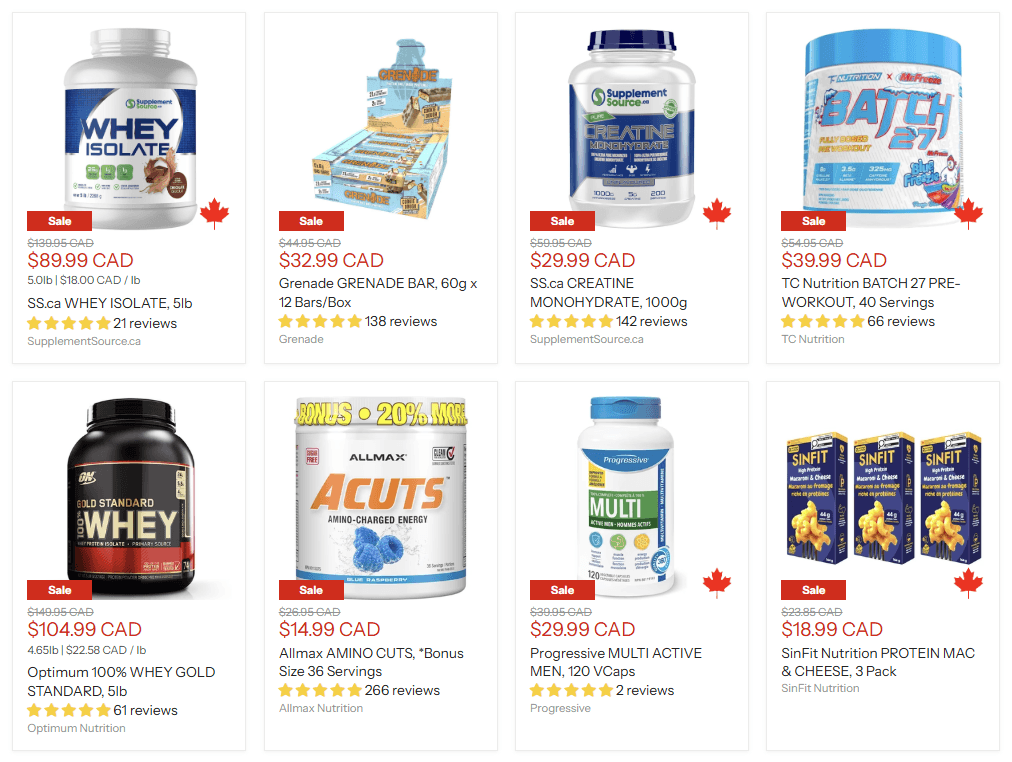 Sale Page - Brand driven discounts for you to crush your goals