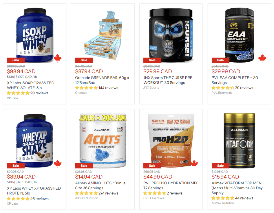 Sale Page - Brand driven discounts for you to crush your goals