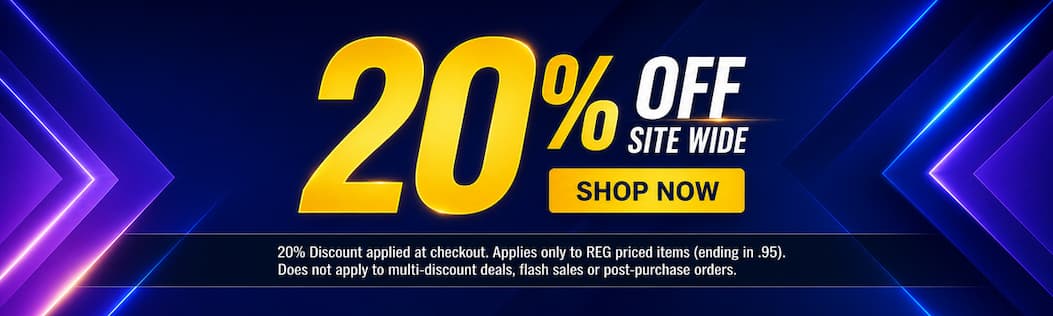 Get 20% Off Site Wide*