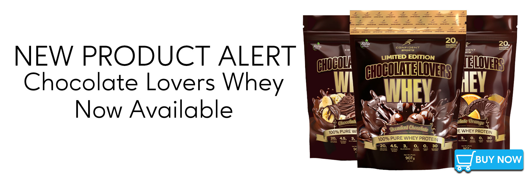 New Product Alert - Confident Sports Chocolate Lovers Whey