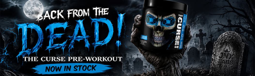 JNX Sports The Curse Pre-Workout is back in stock!