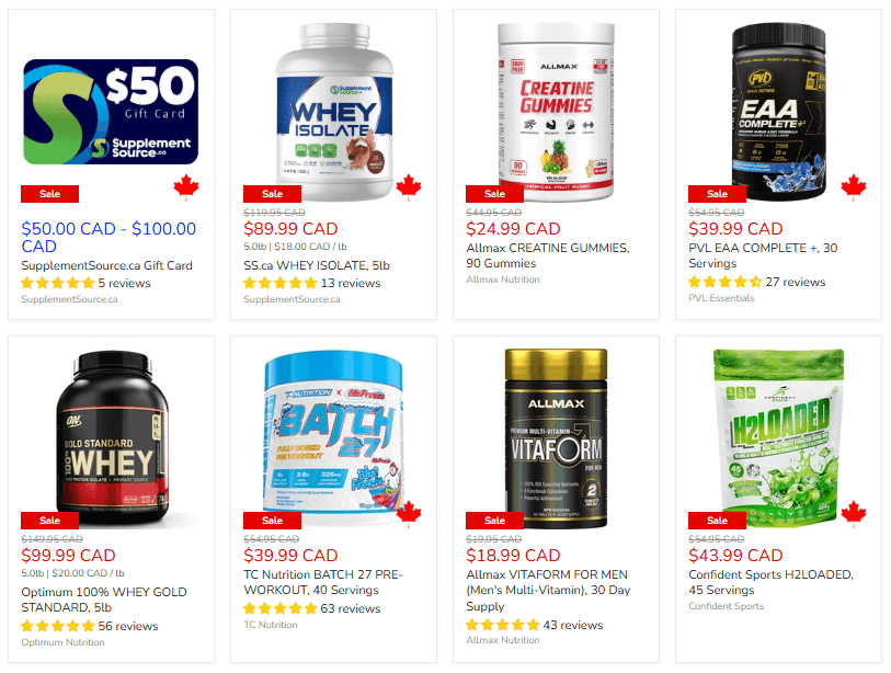 Sale Page - Brand driven discounts for you to crush your goals