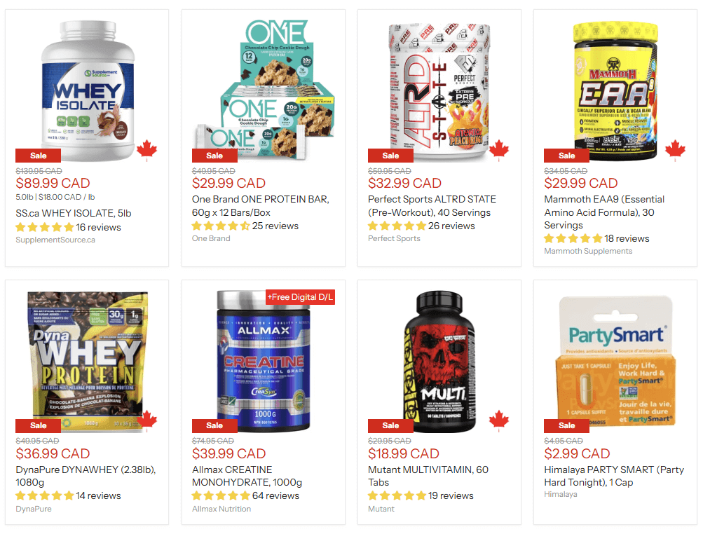 Sale Page - Brand driven discounts for you to crush your goals