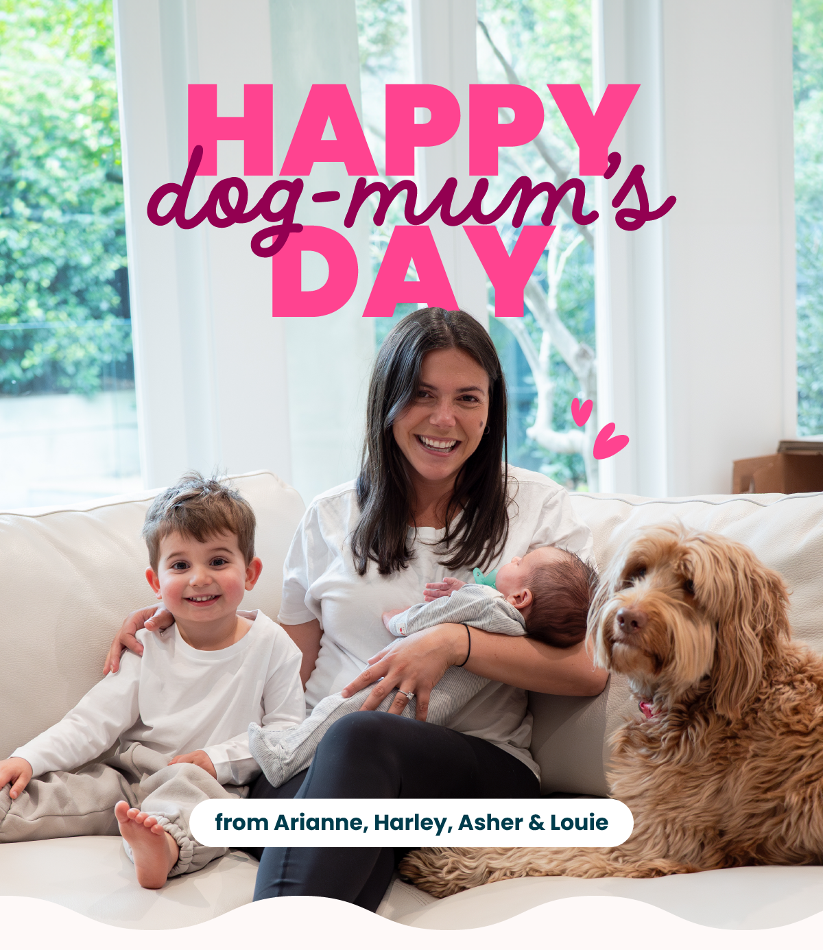 This dog-mum's day we're celebrating you with a free gift