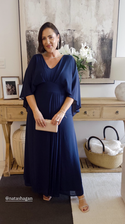 Riviera Maxi Dress Navy