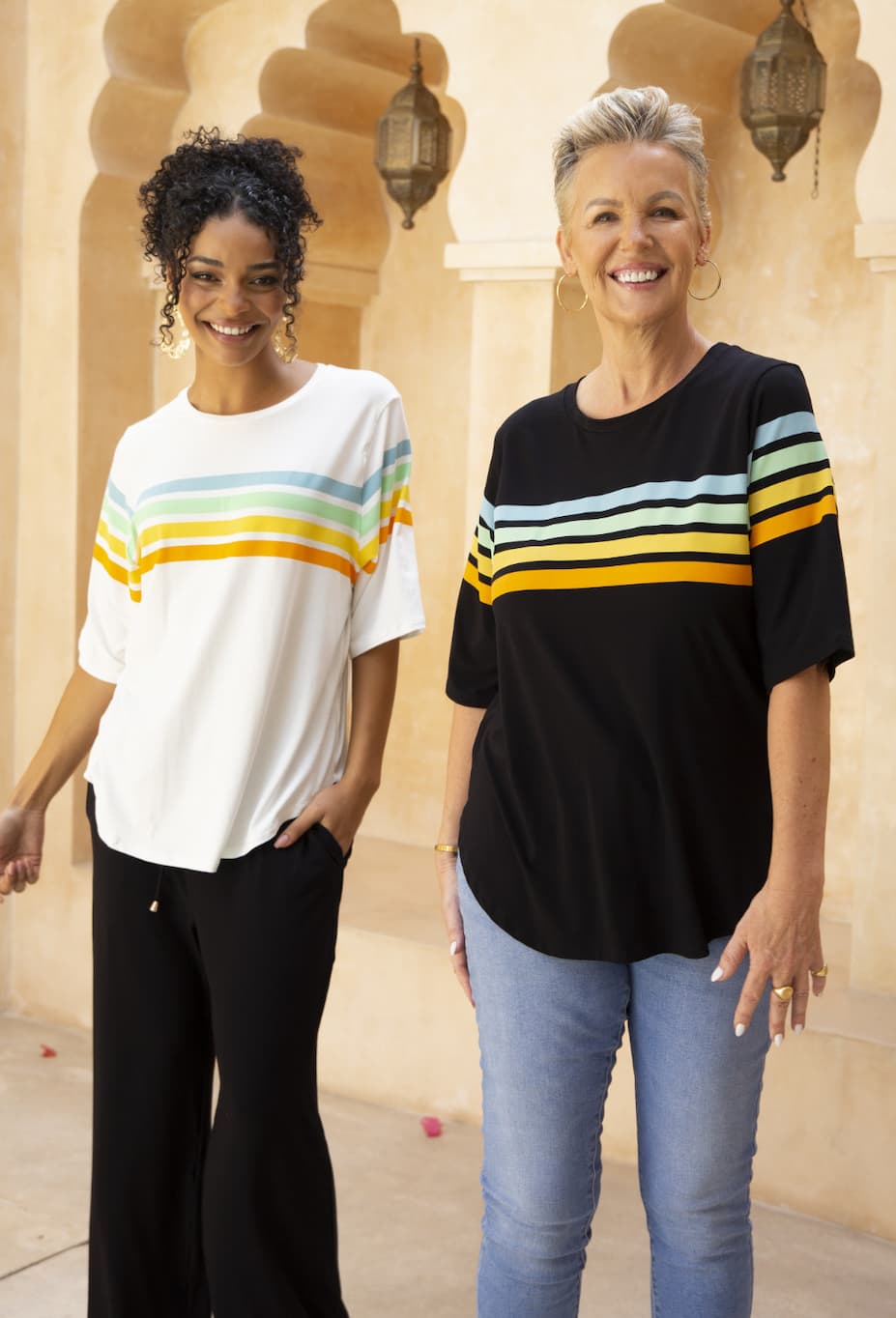 Retro Tee Ivory