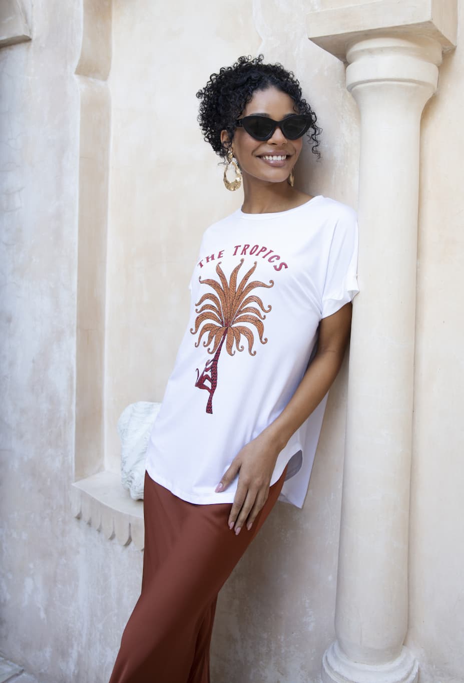 Tropic Tee Ivory