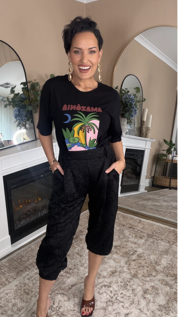 Amazonia Tee Black