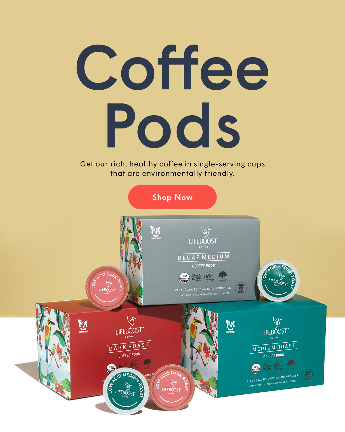 Coffee pods that don't suck ☕ Lifeboost Coffee
