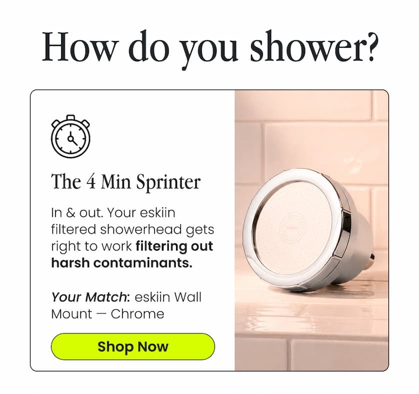 the 4 Min Sprinter. your match: Eskiin wall mount- chrome