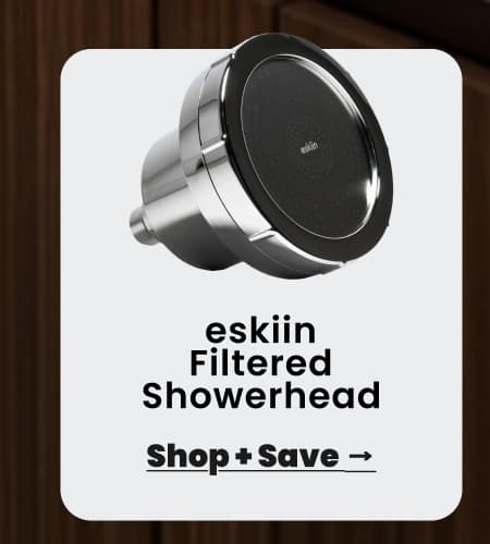 eskiin filtered showerhead. Shop & Save.