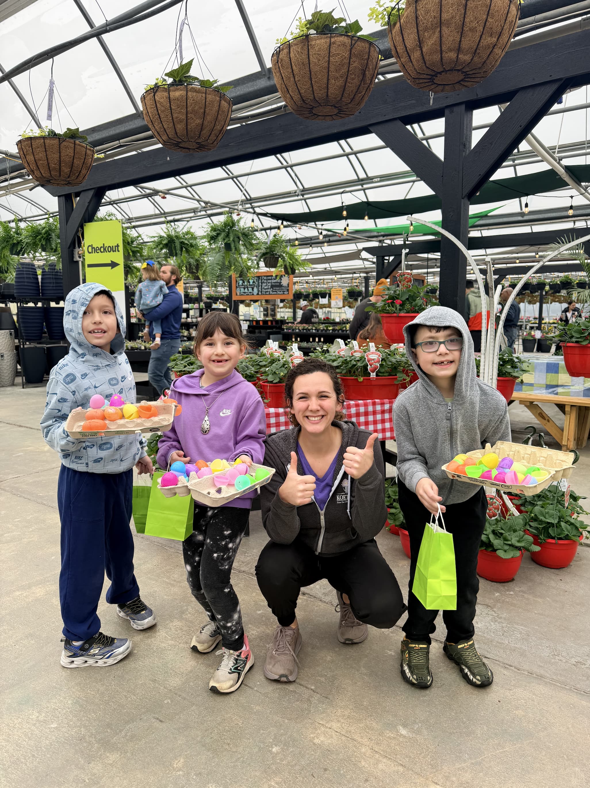 Spring Easter Egg hunt memory