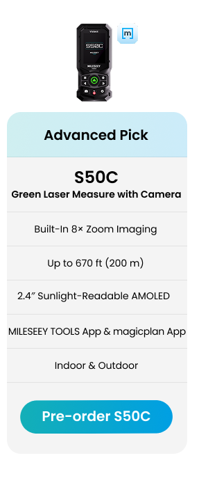 S50C Green Laser Measure with Camera