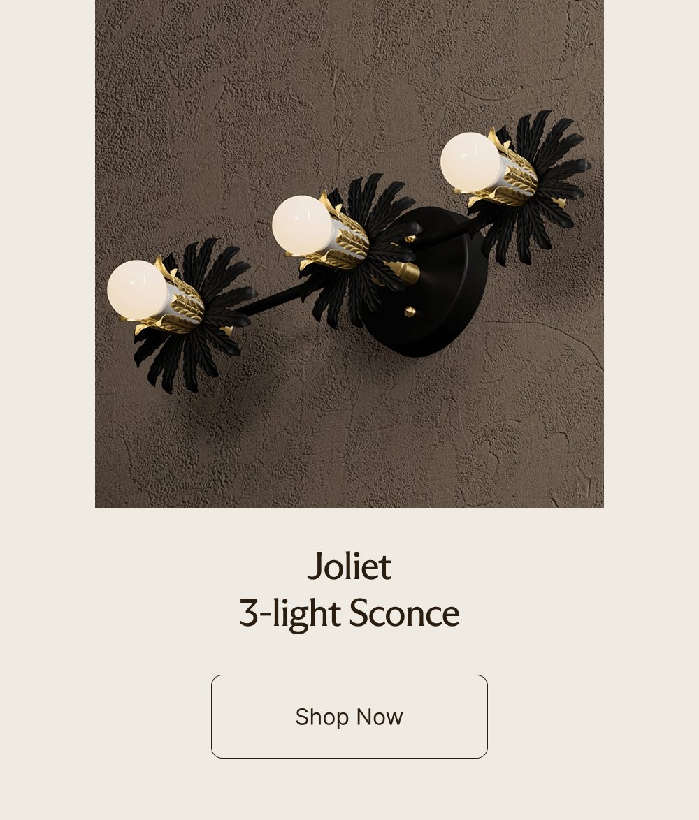 Joliet 3-light Scone