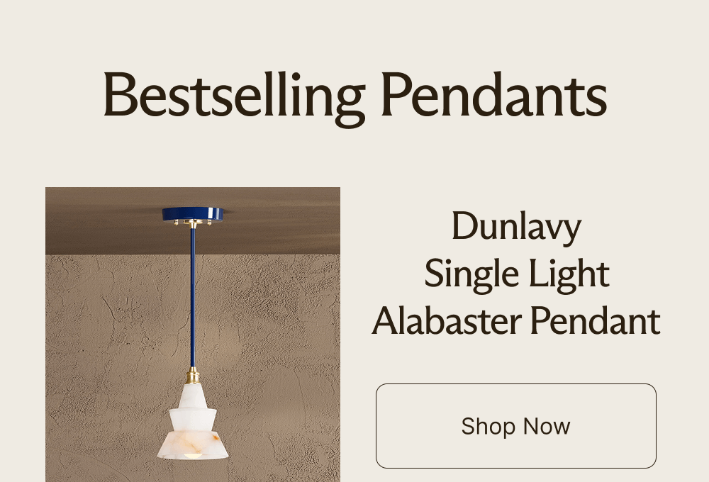 Dunlavy Single Light Alabaster Pendant