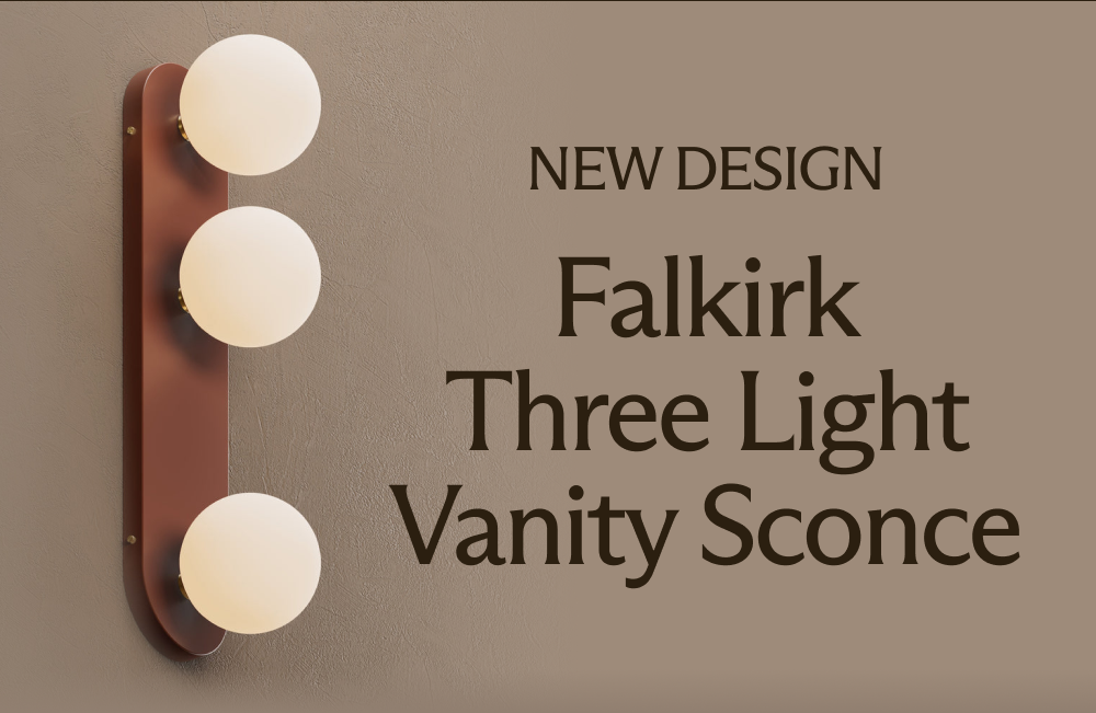 NEW DESIGN Falkirk Three Light Vanity Sconce
