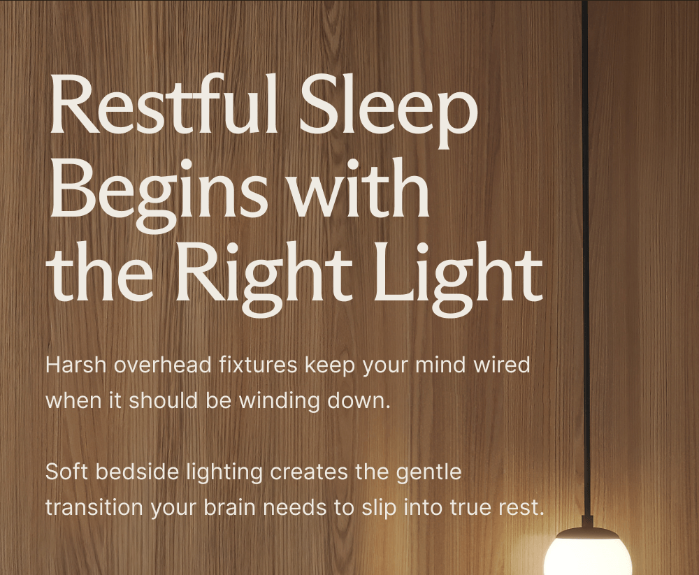 Restful Sleep Begins with the Right Light