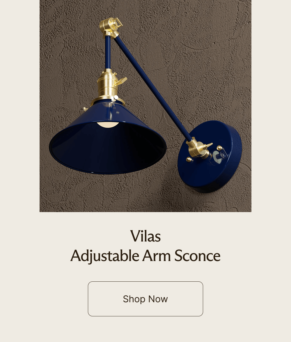 Vilas Adjustable Arm Sconce