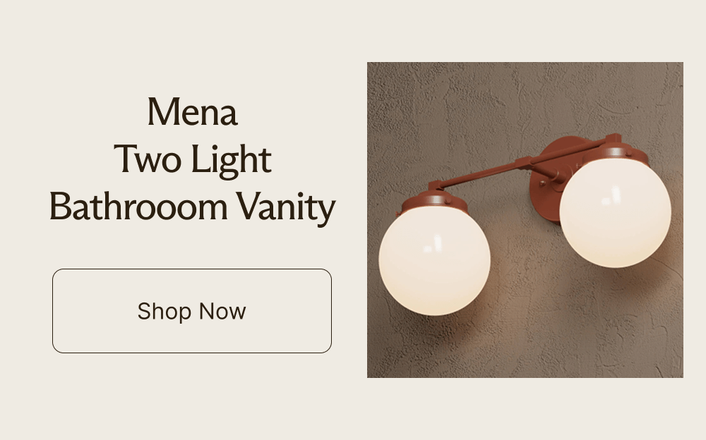 Mena Two Light Bathrooom Vanity | Shop Now