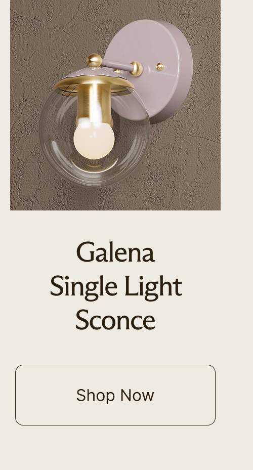 Galena Single Light Sconce