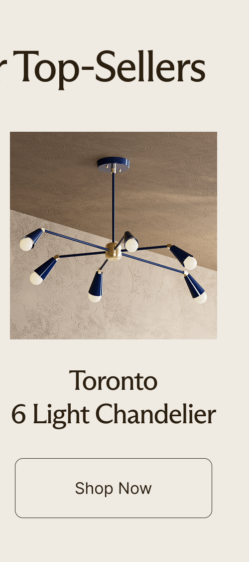 Toronto 6 Light Chandelier